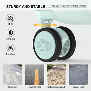 <span class=keywords><strong>Valise</strong></span> à roulettes extensible MGB 20'' avec ouverture frontale, coque rigide en polycarbonate, légère et durable, pour voyage - Product Image 3