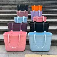 Sac de plage ouvert en EVA, imperméable, robuste, grande capacité, sac de piscine durable, doublure en PVC, logo personnalisé, OEM, vente en gros