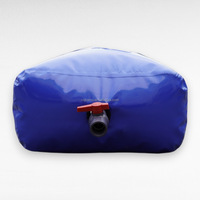 Garantie d'un an Réservoir de collecte d'eau de pluie monté sur camion Transport flexible de liquide Réservoir à vessie pliable