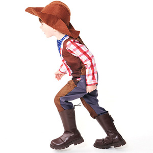 Halloween Cosplay personnage de dessin animé Anime Costume enfants Cowboy <span class=keywords><strong>Woody</strong></span> Costumes pour enfants garçons - Product Image 3