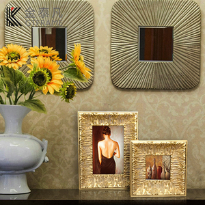 Trang Trí Công Phu Gỗ Rắn Baroque 4X6 5X7 <span class=keywords><strong>8X10</strong></span> Trang Trí Hình Ảnh Vintage Antique Vàng Khung - Product Image 4