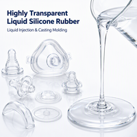 Caoutchouc de silicone liquide à polymérisation à l'étain DSA-75xx de Doneson Industrial, haute transparence, qualité alimentaire, pour la fabrication de moules et les fournitures médicales