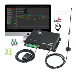 Venta al por mayor 4G GPS WIFI controlador de registrador de datos de humedad Sensor de alarma registrador de datos GPS inalámbrico compatible con 16 registros de datos Modbus - Product Image 4