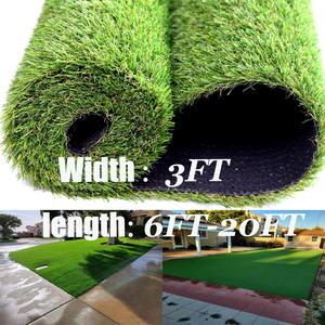 LFL USA Stock 4FT * 13FT Gazon artificiel 20mm de hauteur Gazon mou imperméable pour l'aménagement paysager - Product Image 2