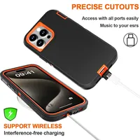 Coque Armure Hybride Ultra Résistante et Anti-choc pour iPhone 16 15 14 13 12 11 Pro Max et pour iPhone 12 Mini 13 Mini - Protection Ultime