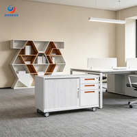 Archivador de Acero Comercial Moderno, Organizador de Documentos de Oficina con Cerradura para Muebles de Empresa, Escuela y Uso en Exteriores