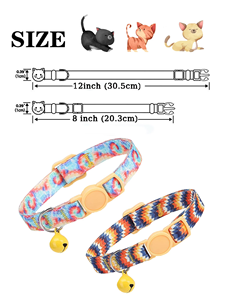 Wholesale Custom logo Nylon Cat <b>Collar</b> - Product Image 3
