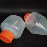 Grande centrifugeuse stérile en plastique de stock de 500ml et 250ml pour tubes à essai bouteille à fond conique en PP