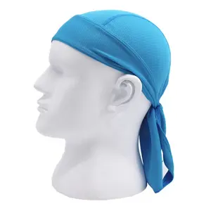 Breathable Quickly Dry Skull Beanie Sweat Absorbing Bandana Headscarf Pirate Headwear Anti-UV