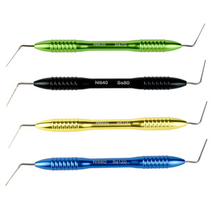 เครื่องมืออัดรากฟันแบบแนวตั้งสำหรับอุดร่องฟัน ทำจากสแตนเลส ใช้กับกัตตาเพอร์ชา แบบใช้มือ อุปกรณ์ทันตกรรม - Product Image 4