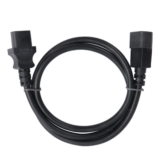 Linsheng Universal Computer Monitor Power Cord, C14 Power Cable for Monitor, PC, Desktop, Printer, Scanner, for Computer Use