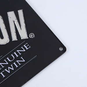 Cetakan Logo Kustom Terbaru Sesuai Pesanan, Papan Reklame Vintage Tanda Timah Tanda Logam Aluminium - Product Image 2