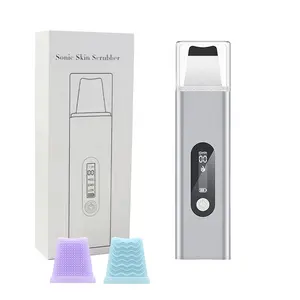 Hot sale Vietnam Ems Vibration Face Spatula Facial Peeling Skin Care Cleaner Sonic Spatula Electric Ultrasonic Skin Scrubber