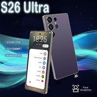 Smartphone S26 Ultra Original de Alta Calidad, 5G CDMA, Doble SIM, Desbloqueado, 22GB+2TB de Almacenamiento, Pantalla HD de 6.9 Pulgadas, Deca-Core para Juegos, 108MP, Francés