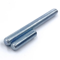 DIN976 High Quality Double Head Bolt Galvanized Threaded Rod Stud Carbon Steel Fully Threaded Rod Bolt
