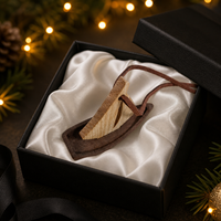 Diffuseur d'huiles essentielles en bois écologique en forme de bateau à voile, pendentif de voiture, ornement d'aromathérapie suspendu pour la décoration de véhicules de luxe, cadeau