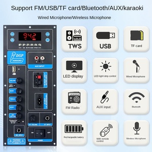 Công suất cao bluetooths âm thanh hội Đồng Quản Trị cho nhà khuếch đại ngoài trời vuông Dance & karaoke phụ kiện với hiệu ứng vang - Product Image 4