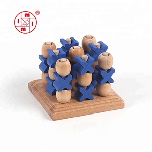 Promozione dei giocattoli per la prima educazione dei <span class=keywords><strong>bambini</strong></span> <span class=keywords><strong>Tic</strong></span> Tac Toe gioco da tavolo in legno - Product Image 2