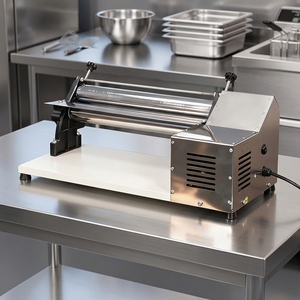 Laminoir à pâte électrique commercial au <span class=keywords><strong>meilleur</strong></span> <span class=keywords><strong>prix</strong></span>, 520 mm, sur table, en acier inoxydable, réversible, pour pâtisserie, pizza, croissants, boulangerie - Product Image 6