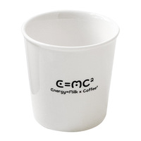 Mug à café personnalisé avec logo, mug en céramique style Instagram, imitant les gobelets en papier jetables, style coréen minimaliste, lettrage uni, couleur unie