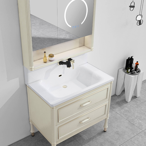 Suministro directo de fábrica Modelo de lujo de alta calidad 25C1 Piedra artificial Baño Vanity Smart Mirror 5 años de garantía Inoxidable - Product Image 2