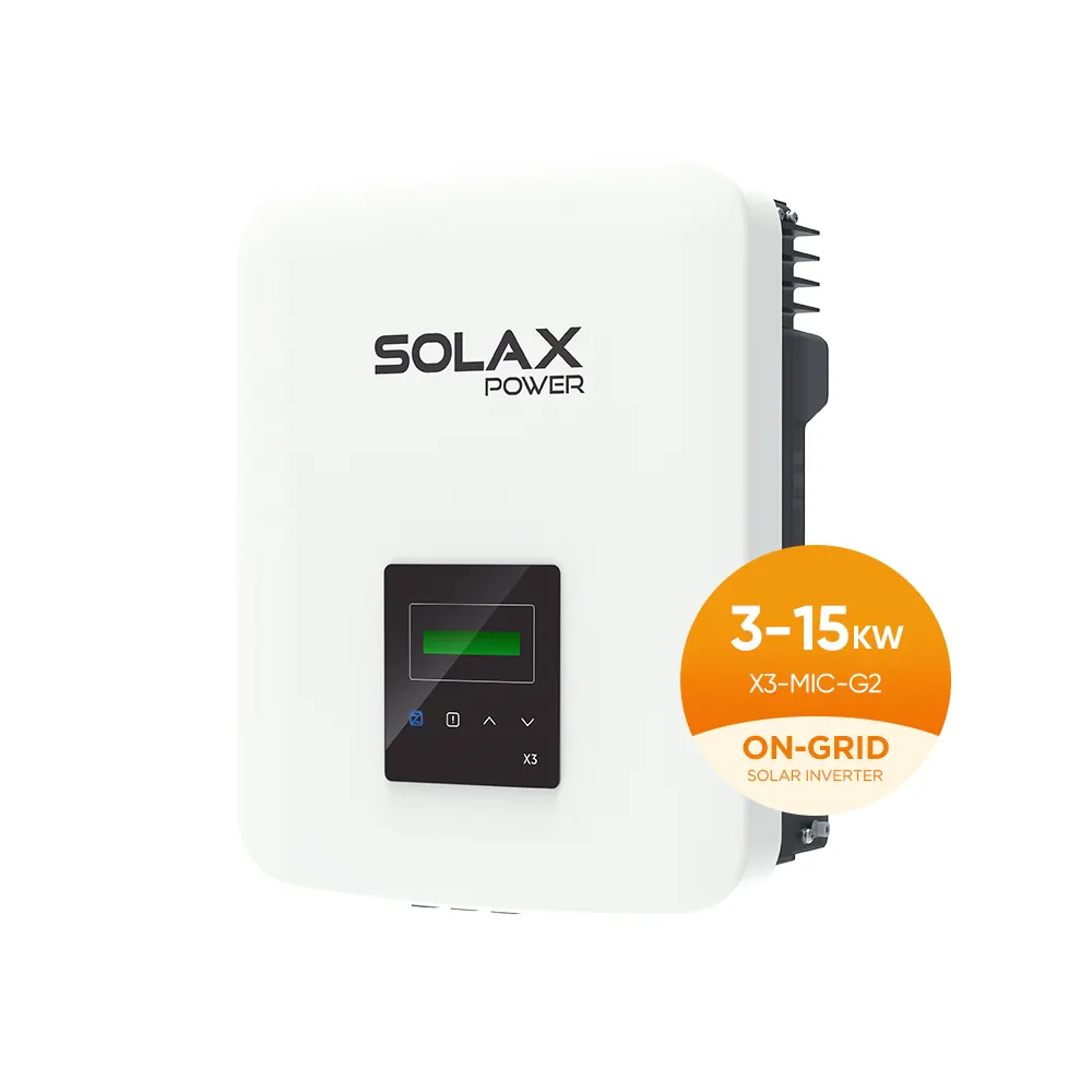 Solax X3 Inverter tenaga surya Hybrid G4, Inverter tenaga surya 5Kw 10 Kw 12Kw tiga fase On Off, Inverter surya hibrida