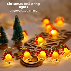 Nouvelles cloches de décoration de Noël LED transfrontalières pour arbres de Noël, guirlande lumineuse colorée, étanche IP44, entrée 5V, longueur <span class=keywords><strong>2m</strong></span>/5m - Product Image 4