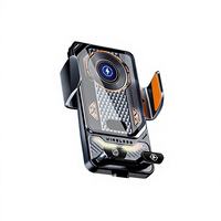 Support de charge sans fil 15W, charge rapide haute puissance, capteur infrarouge, activation automatique, base triangulaire stable