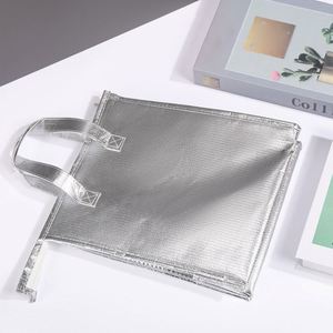 Bolsa enfriadora de pasteles portátil simple, bolsa térmica desechable, bolsa térmica insultada, bolsa enfriadora plegable plana con bolsa enfriadora plegable - Product Image 2