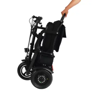 Easy Carrying Folding Elektro Dreirad 3 Rad China Großhandel Elektromobil ität Scooter Folding für Senioren mit Behinderungen