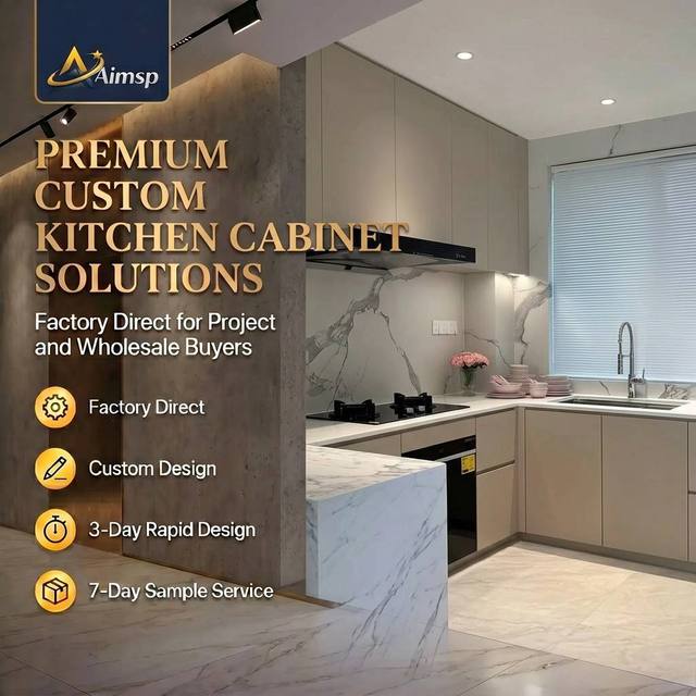 Modern Western Style Modular Kitchen Cabinets Design Set Custom Full Accessories Closet with Kitchen Island Cabinets