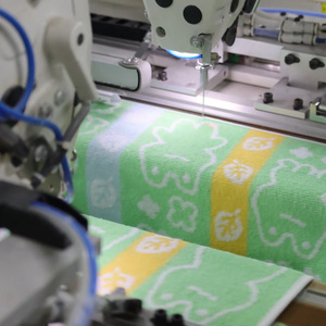 Tự động Terry khăn chéo hemming máy cho bông khăn vải cuộn ngang may dây chuyền sản xuất - Product Image 3
