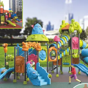 उच्च गुणवत्ता वाले मनोरंजन पार्क बच्चों के उपकरण आउटडोर खेल का मैदान स्लाइड बच्चों के खेलने के सेट के लिए