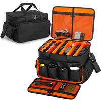 Sac de rangement suspendu en tissu Oxford avec fermeture éclair, multi-usage, portable, pour équipement audio DJ et musiciens, idéal pour les voyages en extérieur
