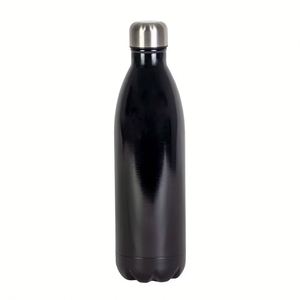 Bouteille isotherme en acier inoxydable personnalisable, isolation sous vide, 6-12 heures de conservation de la température, minimaliste et portable - Product Image 1