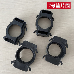Huayi Parts - Arandela de plástico para marco de puerta n.º 2 piezas negras engrosadas para instalación de bisagras y paneles - Product Image 5
