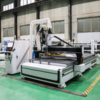 Machine de fraisage CNC automatique ATC 9 kW 2040 avec changement d'outil, commande Syntec, servomoteur, boîte de vitesses haute rigidité, 3 axes