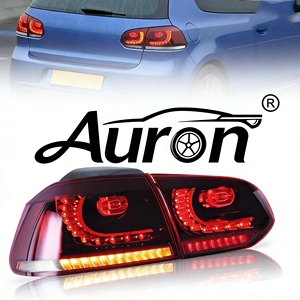 Luces Traseras LED para VW Golf 6, Lentes Transparentes, Nuevas, Modernizadas, Luces de Circulación Diurna, 2008-2013 - Product Image 1