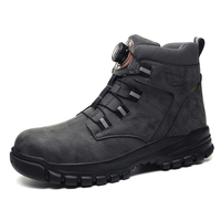 Bottes de sécurité classiques pour hommes Unstoppable Security, anti-écrasement et anti-perforation, avec embout en acier.