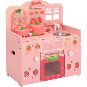 <span class=keywords><strong>Cocina</strong></span> de Juguete de <span class=keywords><strong>Madera</strong></span> para Niños Set de <span class=keywords><strong>Cocina</strong></span> de Juguete de Simulación para Cocinar con Accesorios - Product Image 1