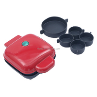 Aifa Vente en gros d'usine, machine à sandwich grille-pain 4 en 1, machine à tartelettes aux œufs, machine à œufs avec moules en silicone remplaçables