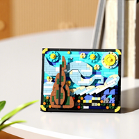 Blocs de construction DIY pour images pixelisées en plastique ABS, 20 pièces, personnalisables, mosaïque pixel art, cadeaux de fête, vente en gros usine