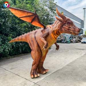 Costume de mascotte robotique professionnelle personnalisée, ensemble de costumes de <span class=keywords><strong>dinosaure</strong></span>, costume de dragon <span class=keywords><strong>Raptor</strong></span> - Product Image 6