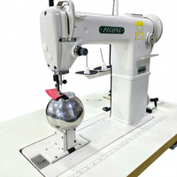 Machine à coudre industrielle pour la fabrication de perruques en dentelle de cheveux humains, avec table et boule en acier
