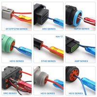 Kit d'outils de démontage JRready ST5231 DEUTSCH, Kit d'outils de dépinning : DRK-12DTP + DRK-16DT + DRK-20DTM + DRK-RT1B Outils d'extraction