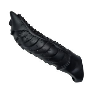 Hochwertige flüssige Silikon Cock Sleeve Vibrierender <span class=keywords><strong>Penis</strong></span> Big Dildo Enhancer Sexspielzeug für Erwachsene für Frauen Männliche Spike Sleeve Delay - Product Image 1