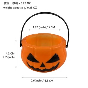 Mini seau à bonbons en PVC pour Halloween - Style dessin animé - Product Image 4