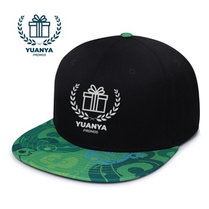 High Quality 100% Cotton Custom Logo Five Panel Flat Brim UV Printed Strapback Closure Promotional Hip Hop Cap
