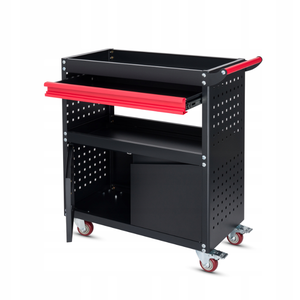 High Quality Steel Tool Carts and Storage Cabinets Workshop Tool <b>Trolley</b> Steel <b>Trolley</b> for Tool Storage OEM Support - Product Image 4