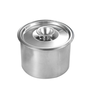 Chef Meis Stainless Steel <b>Spice</b> <b>Jar</b> 10cm 12cm 14cm 16cm 18cm 20cm 22cm Airtight Kitchen Condiment Container With Lid - Product Image 3